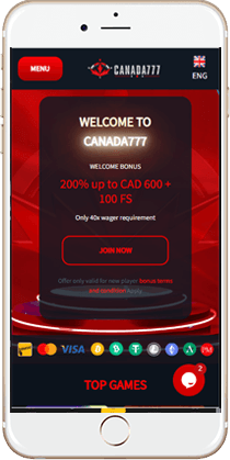 Canada777 Mobile Casino
